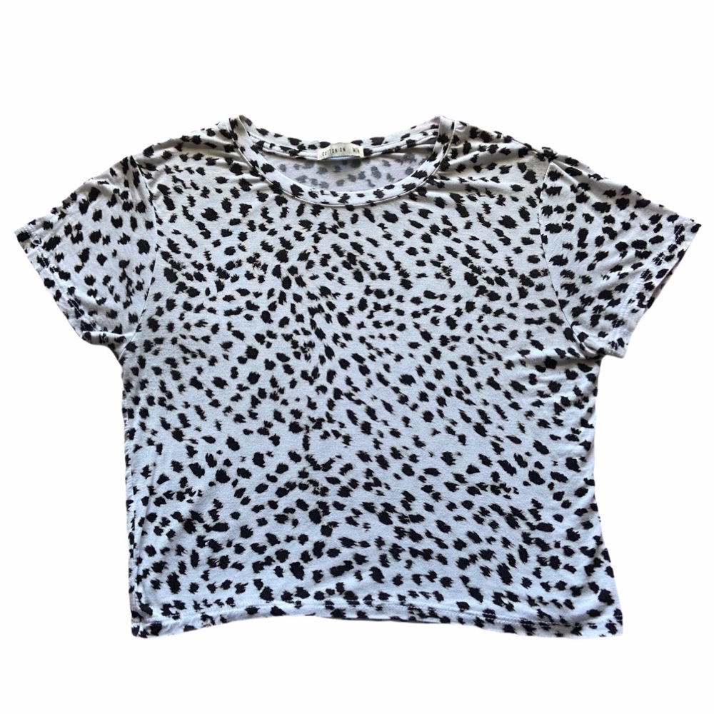 Cotton on leopard shirt